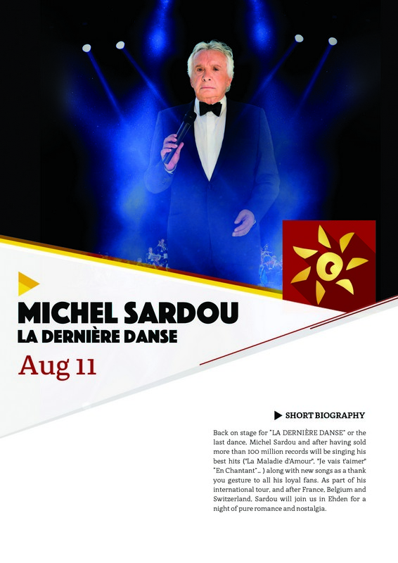 Michel Sardou at Ehdeniyat Festival